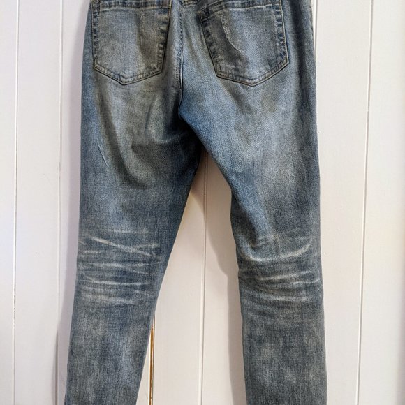 Cropped straight leg ripped jeans - Asos - Picture 2 of 4